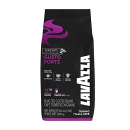 Kávé, pörkölt, szemes, 1000 g, LAVAZZA "Gusto Forte"