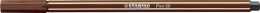 Filctoll, 1 mm, STABILO "Pen 68", barna