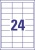 Etikett, univerzális, 64,6x33,8 mm, AVERY ZWECKFORM, 5280 etikett/csomag