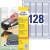 Etikett, univerzális 43,2x8,5 mm, eltávolítható, kerekített sarkú, AVERY ZWECKFORM, 3200 etikett/csomag