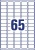 Etikett, 38,1x21,2 mm, fagyasztható, AVERY ZWECKFORM, 1625 etikett/csomag