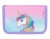 Tolltartó, klapnis, cipzáras, BELMIL "Heart of the Rainbow", unikornis