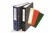 Gerinccímke, iratrendezőhöz, öntapadó, 60x390 mm, DURABLE "ORDOFIX®", fekete