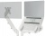 Monitor- és laptoptartó-kar, LEITZ "Ergo Dual", világosszürke