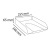 Irattálca, műanyag, EXACOMPTA "COMBO Styli Skandi", nyugodt kék
