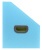 Harmonika iratpapucs, 265x325 mm, PP, 12 rekeszes, EXACOMPTA "Pop`NCo", ciánkék