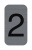Információs tábla, öntapadó, 2,5x4,4 cm, alumíniumhatású, EXACOMPTA, 2-es