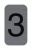 Információs tábla, öntapadó, 2,5x4,4 cm, alumíniumhatású, EXACOMPTA, 3-as