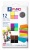 Gyurma, készlet, 12x25 g, égethető, FIMO "Effect Colours", 12 különböző neon szín