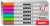 Tábla- és flipchart marker készlet, 1-3 mm kúpos, KORES "K-Marker W1", 6 különböző szín