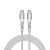 USB kábel, USB-C - USB-C, 1,2 m, 100W, mágneses, VERBATIM, szürke