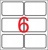 Etikett, 34x53 mm, fagyasztható, kerekített sarkú, A5 hordozón, APLI, 60 etikett/csomag