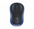 Egér, vezeték nélküli, optikai, közepes méret, USB, LOGITECH "M185", kék