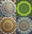 Naptár, fali, TOPTIMER "Mandala"