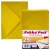 Boríték, C6, enyvezett, PUKKA PAD "Gold", arany
