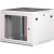 Rack szekrény, fali, 19", 9U, lapraszerelt, LANDE "PROlineB", szürke