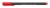 Tűfilc, 0,3 mm, STAEDTLER "Triplus 334", piros