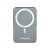 Power bank, mágneses (vezeték nélküli), 10.000mAh, VERBATIM "Charge n Go", szürke